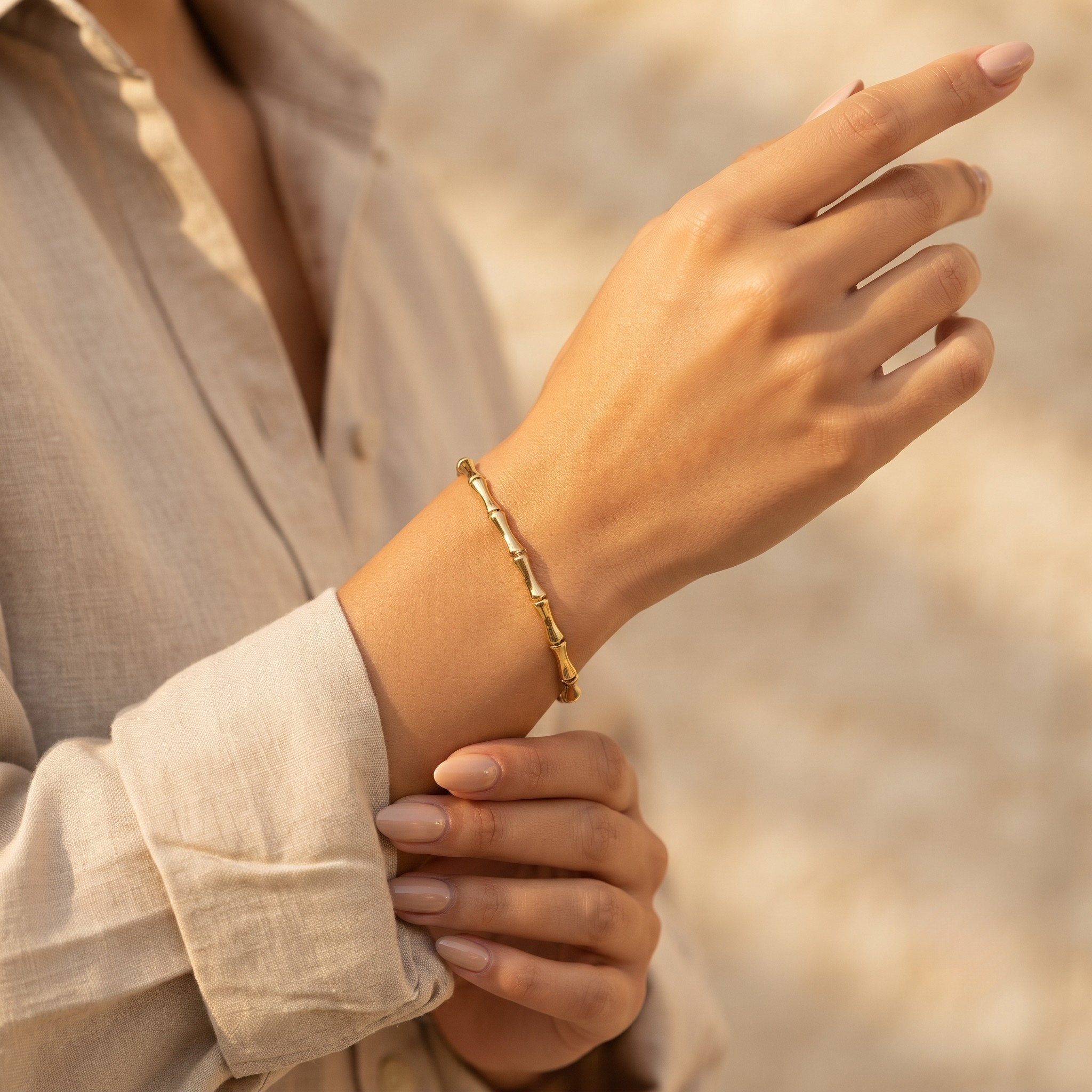 18K Gold Plated Bracelet Luxury Chain Bracelet for Women