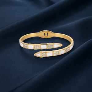 18K Gold Plated Ring & Bracelet Set for Women