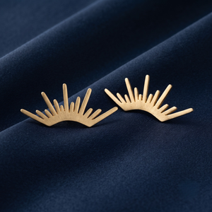 18K Gold Plated Earrings Luxury Statement Earrings for Women