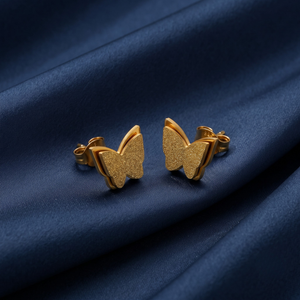 18K Gold Plated Necklace & Earring Set for Women