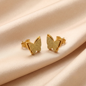 18K Gold Plated Necklace & Earring Set for Women