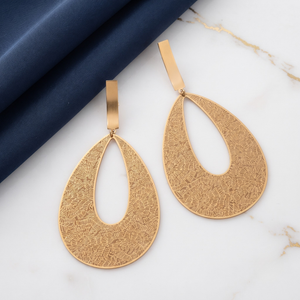 18K Gold Plated Earrings Luxury Statement Earrings for Women