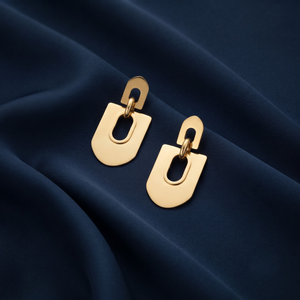 18K Gold Plated Earrings Luxury Statement Earrings for Women