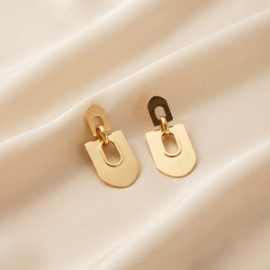 18K Gold Plated Earrings Luxury Statement Earrings for Women