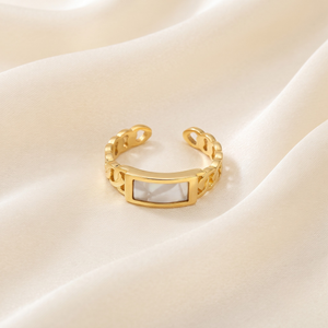 18K Gold Plated Ring Elegant Luxury Ring for Women