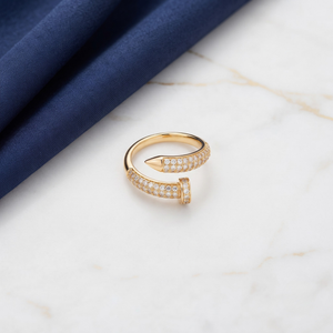 18K Gold Plated Ring Elegant Luxury Ring for Women