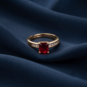 18K Gold Plated Ring Elegant Luxury Ring for Women