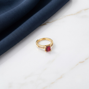 18K Gold Plated Ring Elegant Luxury Ring for Women