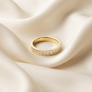 18K Gold Plated Ring Elegant Luxury Ring for Women