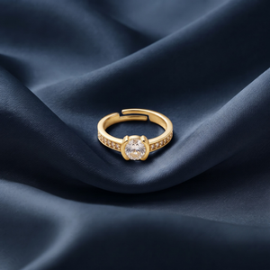 18K Gold Plated Ring Elegant Luxury Ring for Women