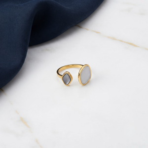 18K Gold Plated Ring Elegant Luxury Ring for Women