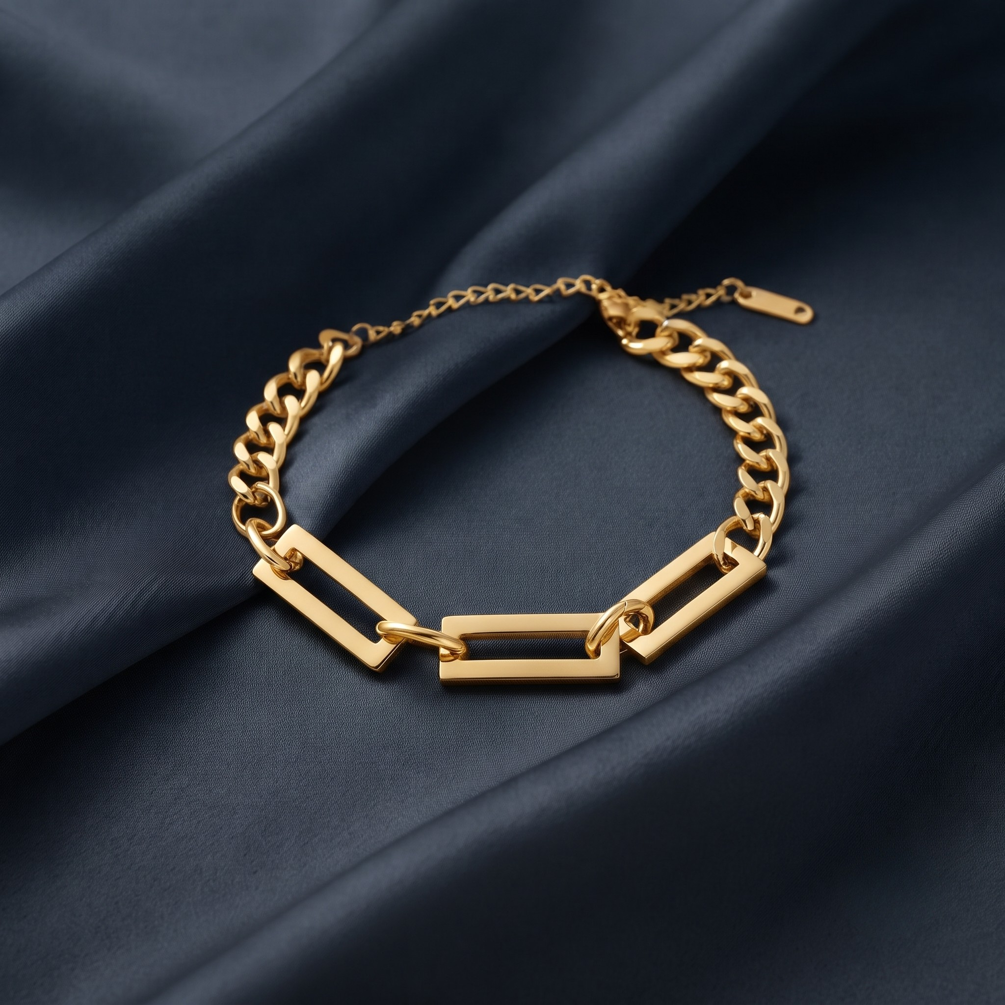18K Gold Plated Bracelet Luxury Chain Bracelet for Women