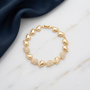 18K Gold Plated Bracelet Luxury Chain Bracelet for Women
