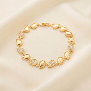 18K Gold Plated Bracelet Luxury Chain Bracelet for Women