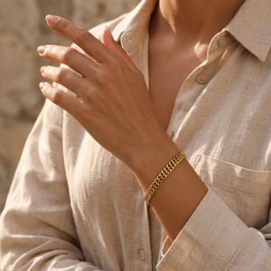 18K Gold Plated Bracelet Luxury Chain Bracelet for Women