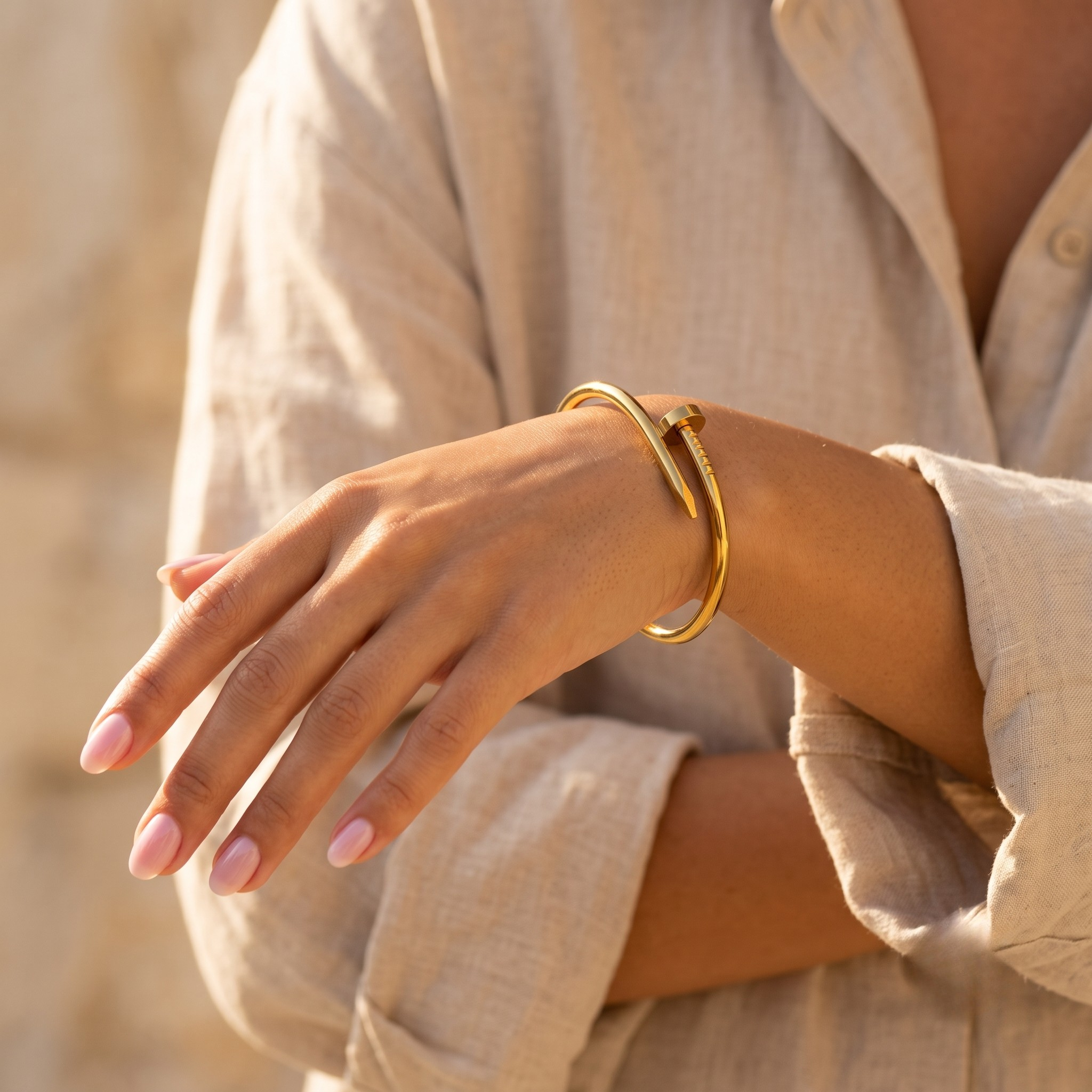 18K Gold Plated Bracelet Luxury Chain Bracelet for Women