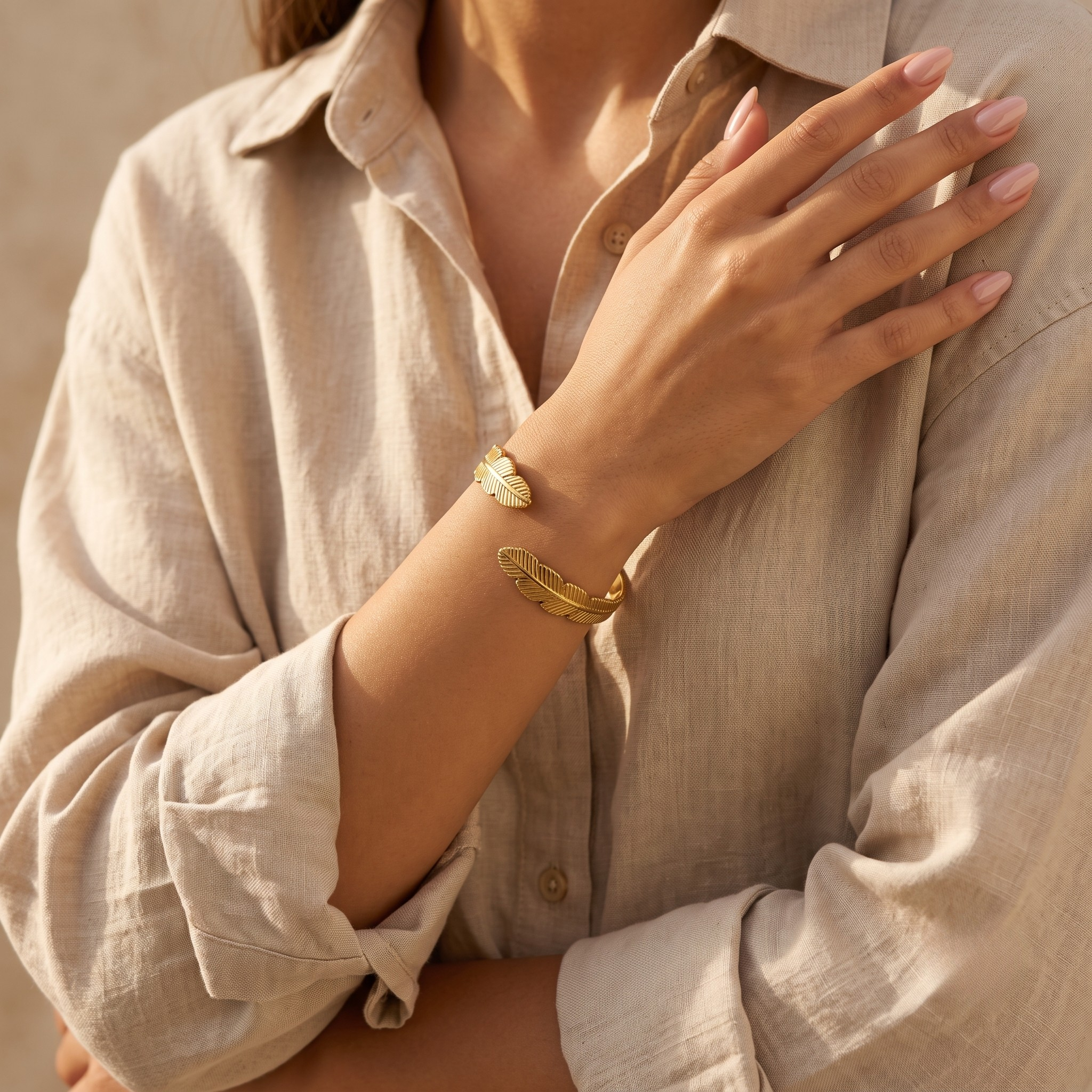 18K Gold Plated Bracelet Luxury Chain Bracelet for Women