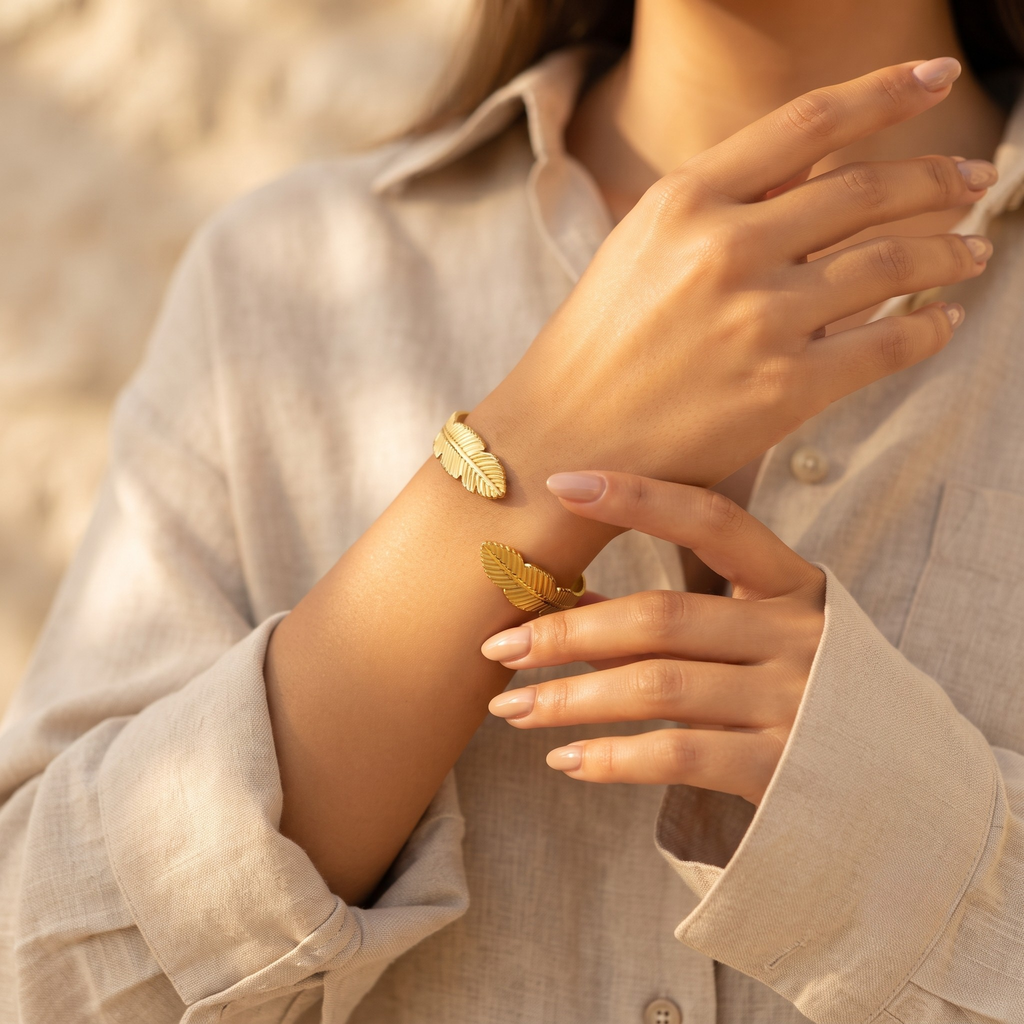 18K Gold Plated Bracelet Luxury Chain Bracelet for Women