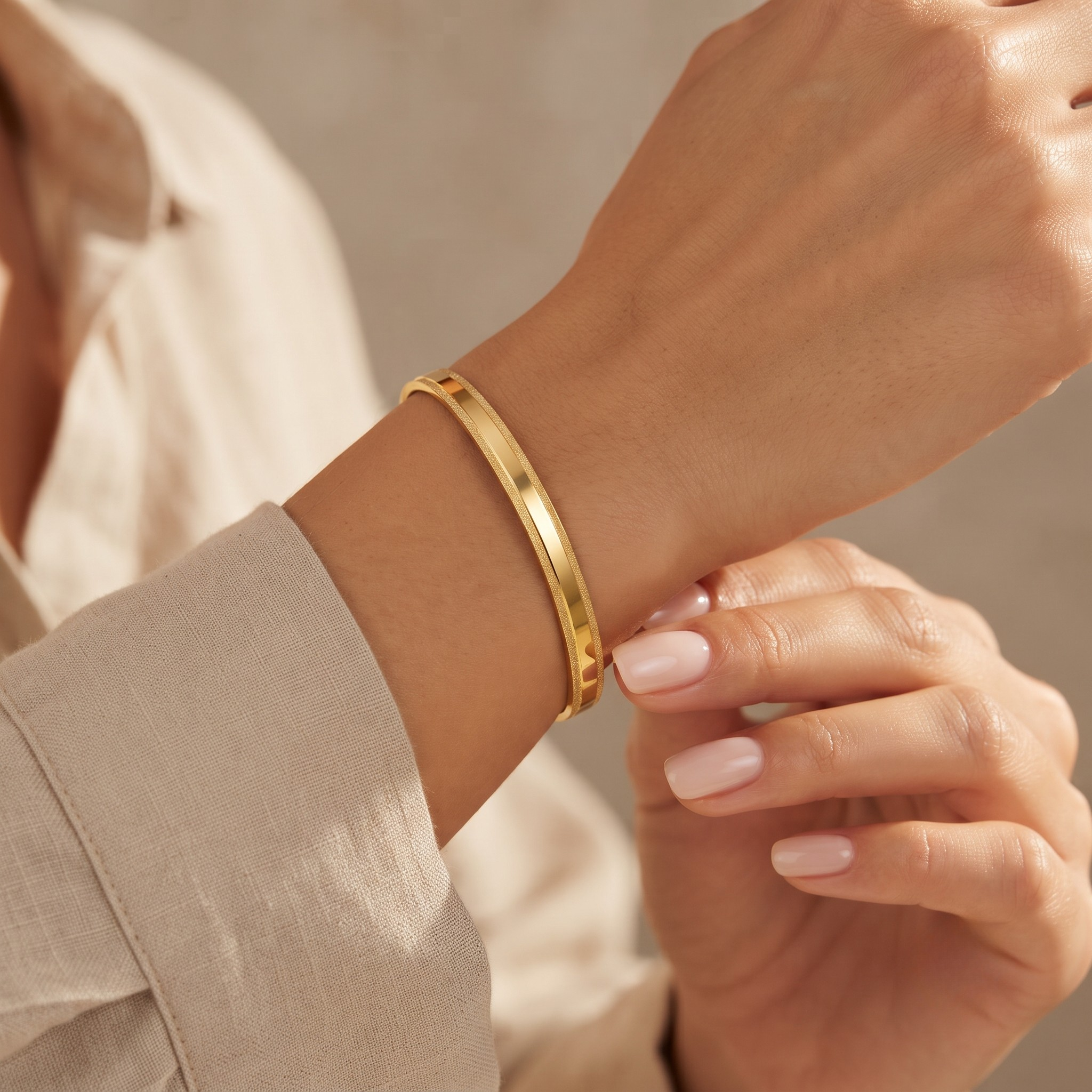 18K Gold Plated Bracelet Luxury Chain Bracelet for Women