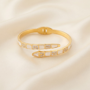 18K Gold Plated Ring & Bracelet Set for Women