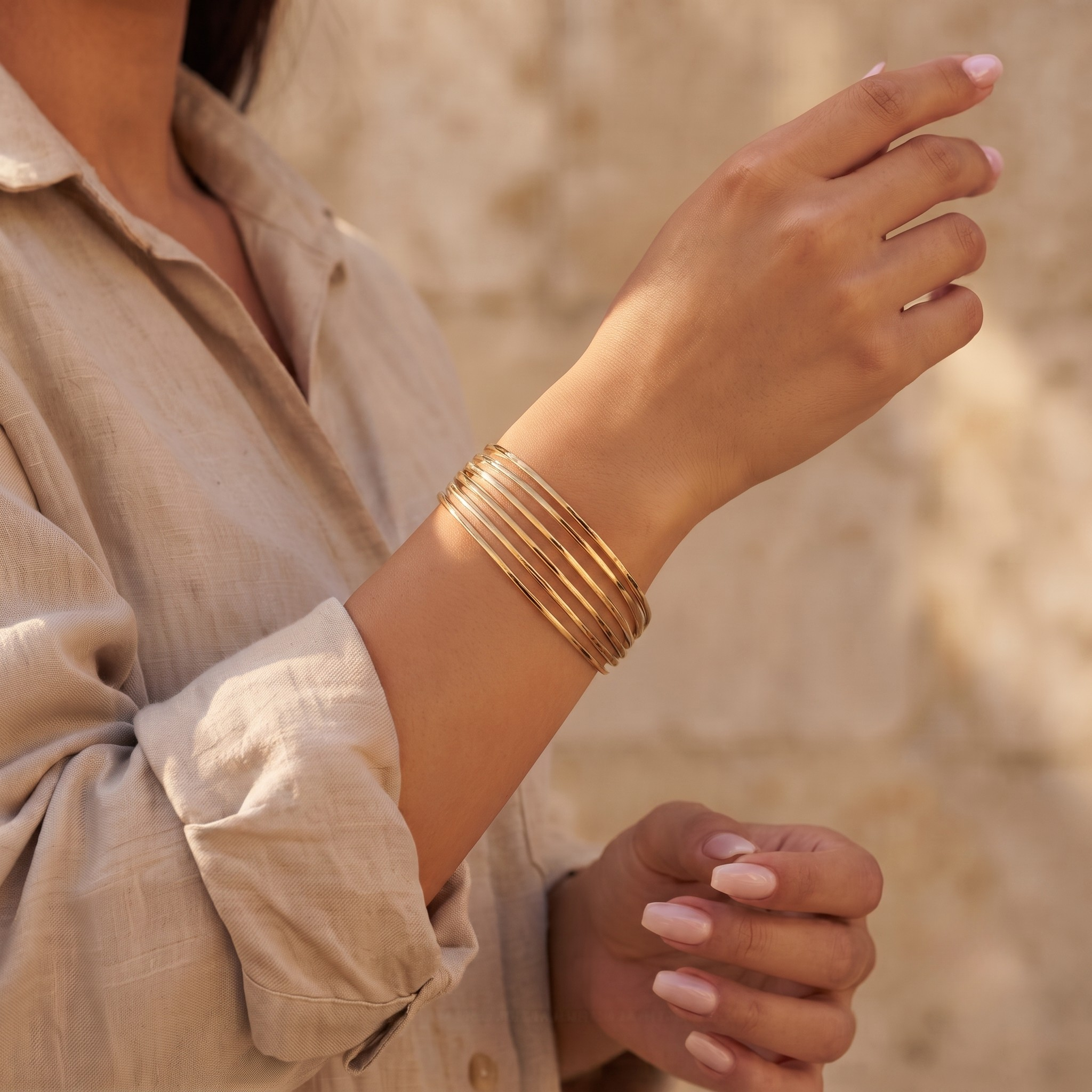 18K Gold Plated Bracelet Luxury Chain Bracelet for Women