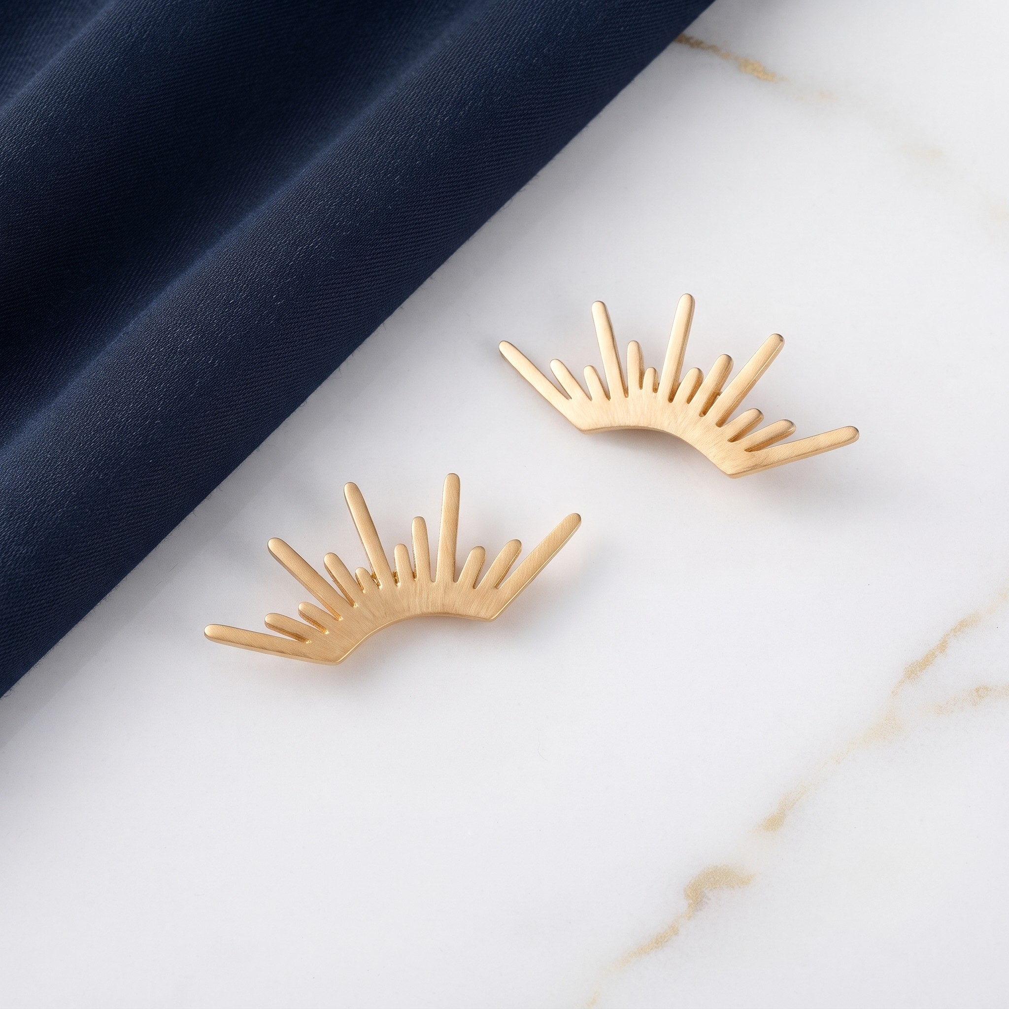 18K Gold Plated Earrings Luxury Statement Earrings for Women