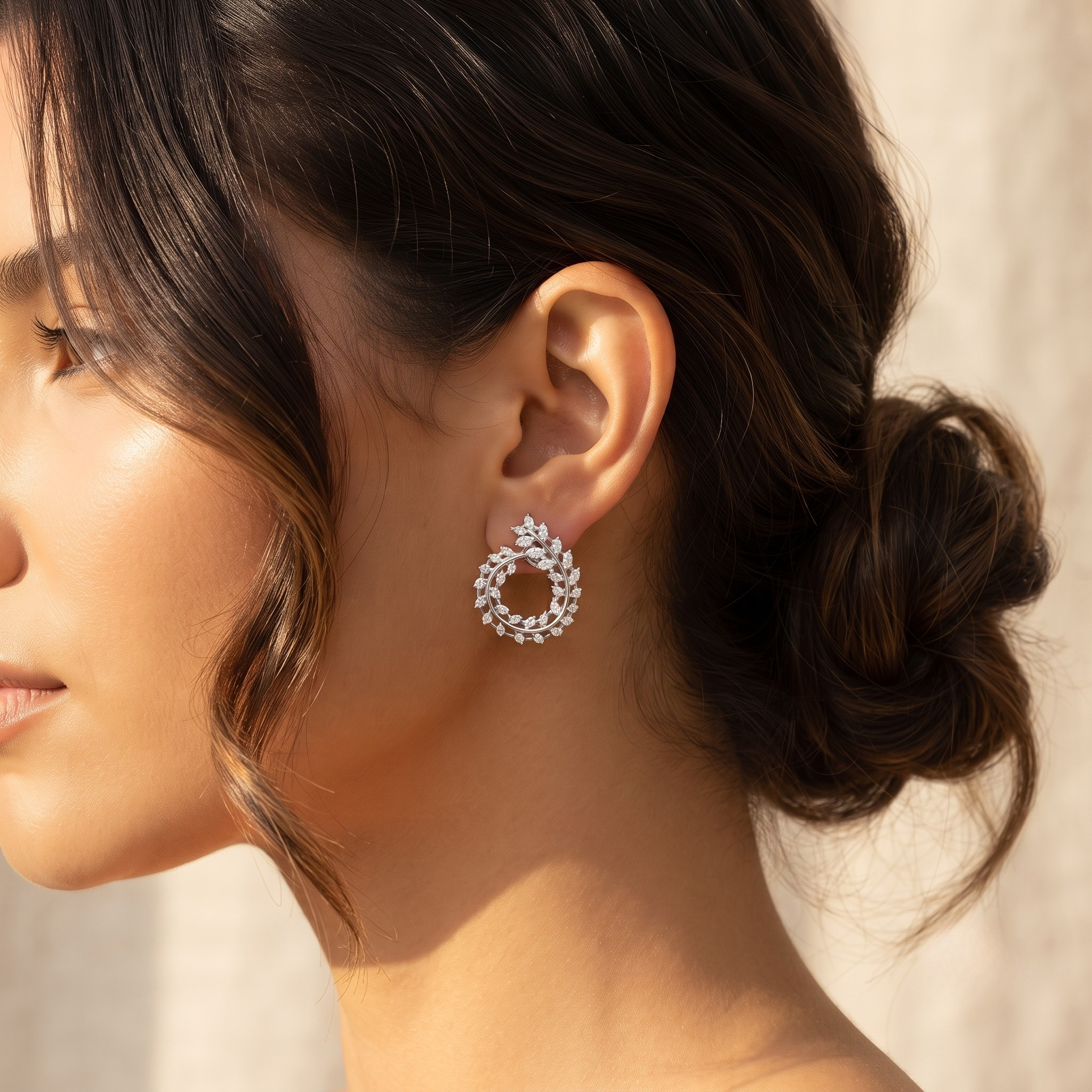 18K Gold Plated Earrings Luxury Statement Earrings for Women