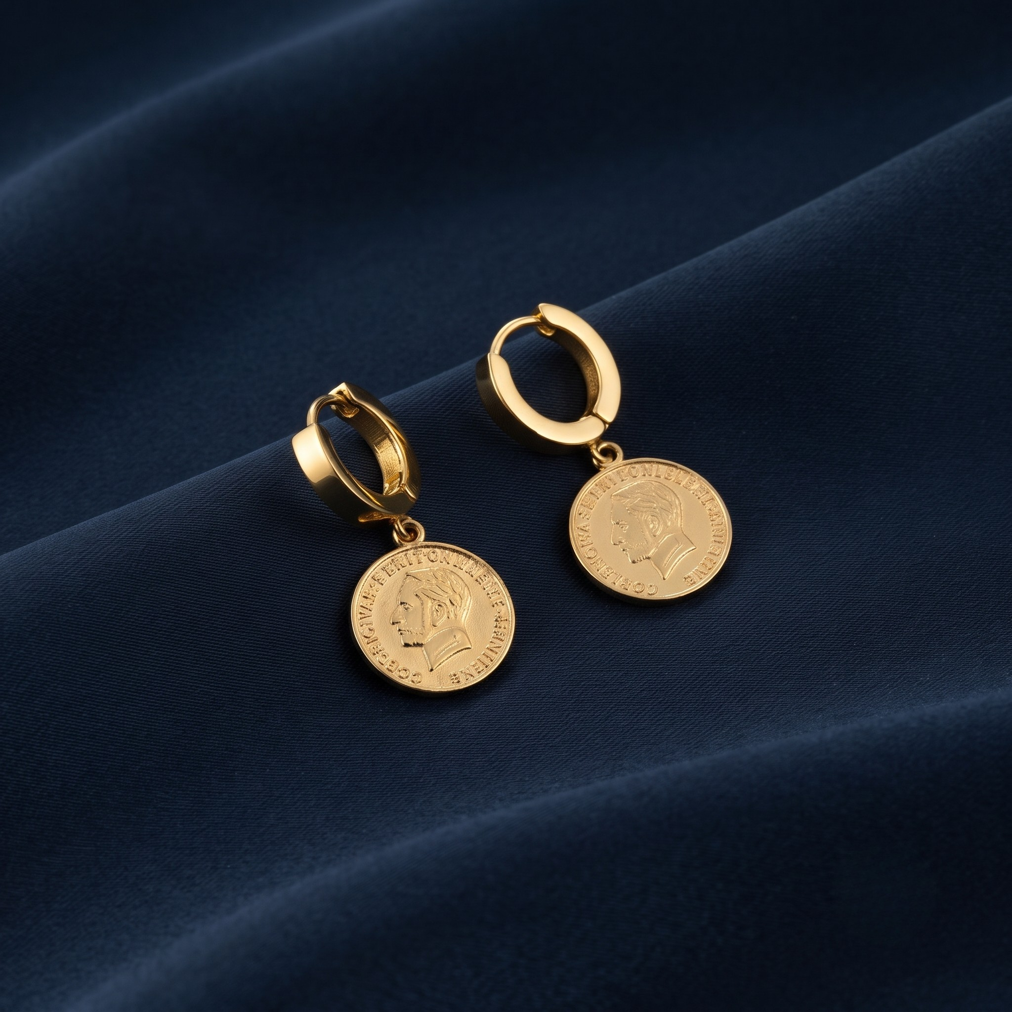 18K Gold Plated Full Jewelry Set Earrings, Necklace & Bracelet