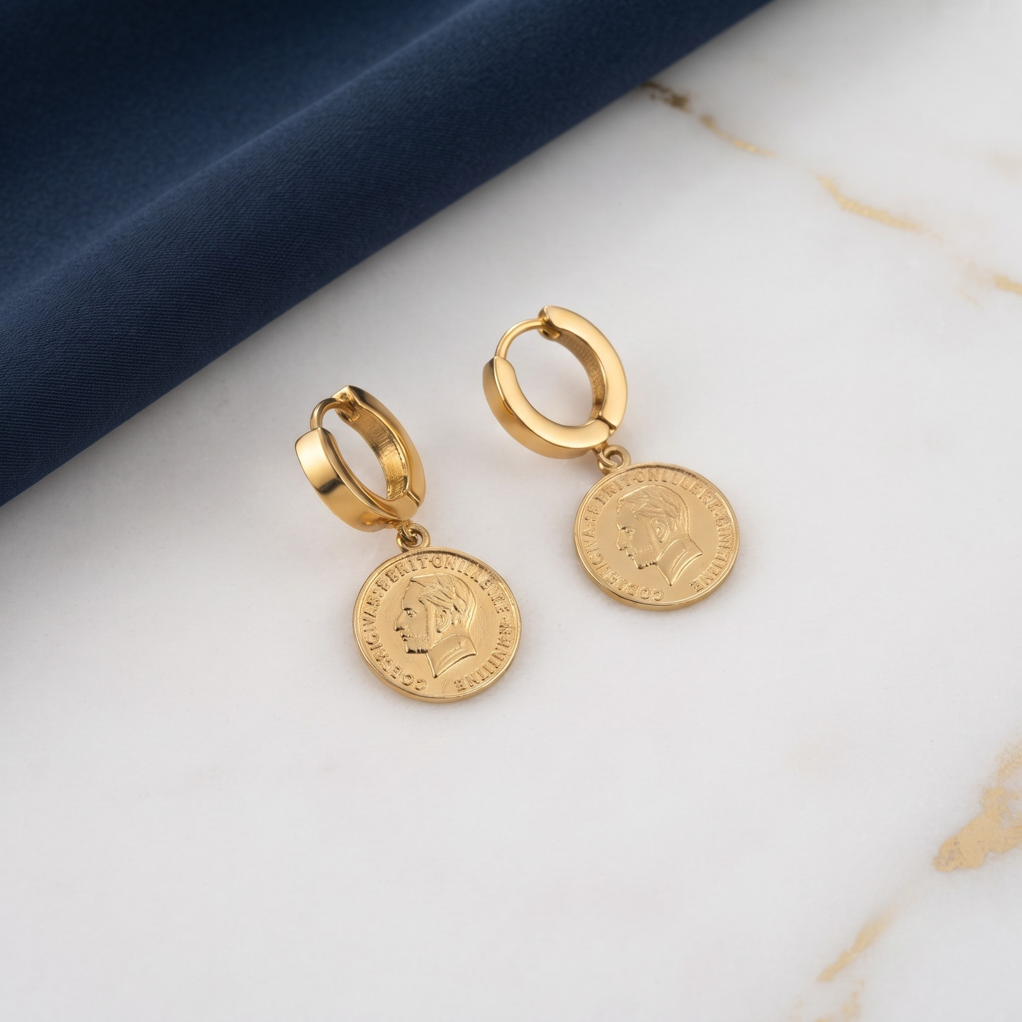 18K Gold Plated Earrings Luxury Statement Earrings for Women