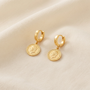 18K Gold Plated Full Jewelry Set Earrings, Necklace & Bracelet