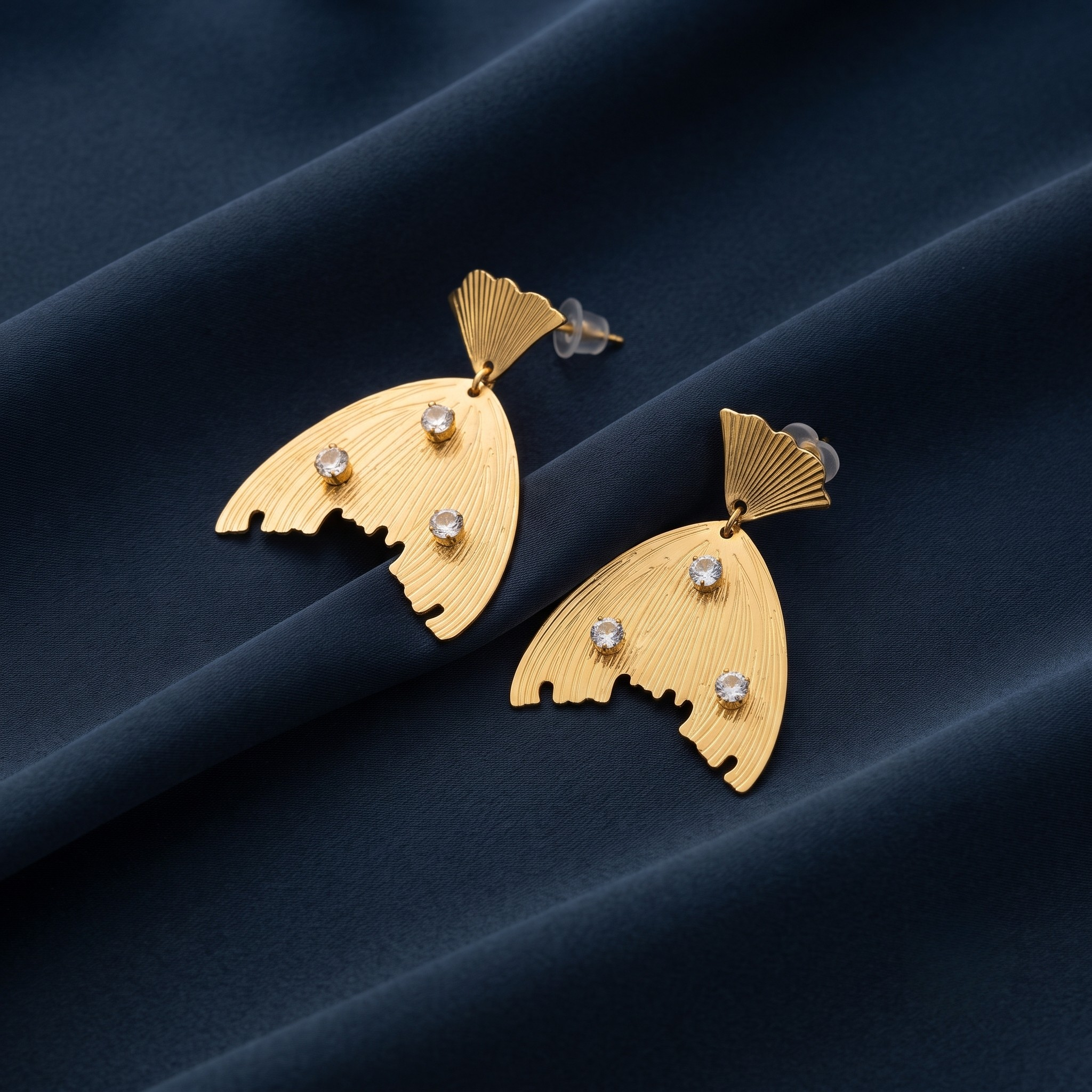 18K Gold Plated Earrings Luxury Statement Earrings for Women
