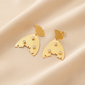 18K Gold Plated Earrings Luxury Statement Earrings for Women