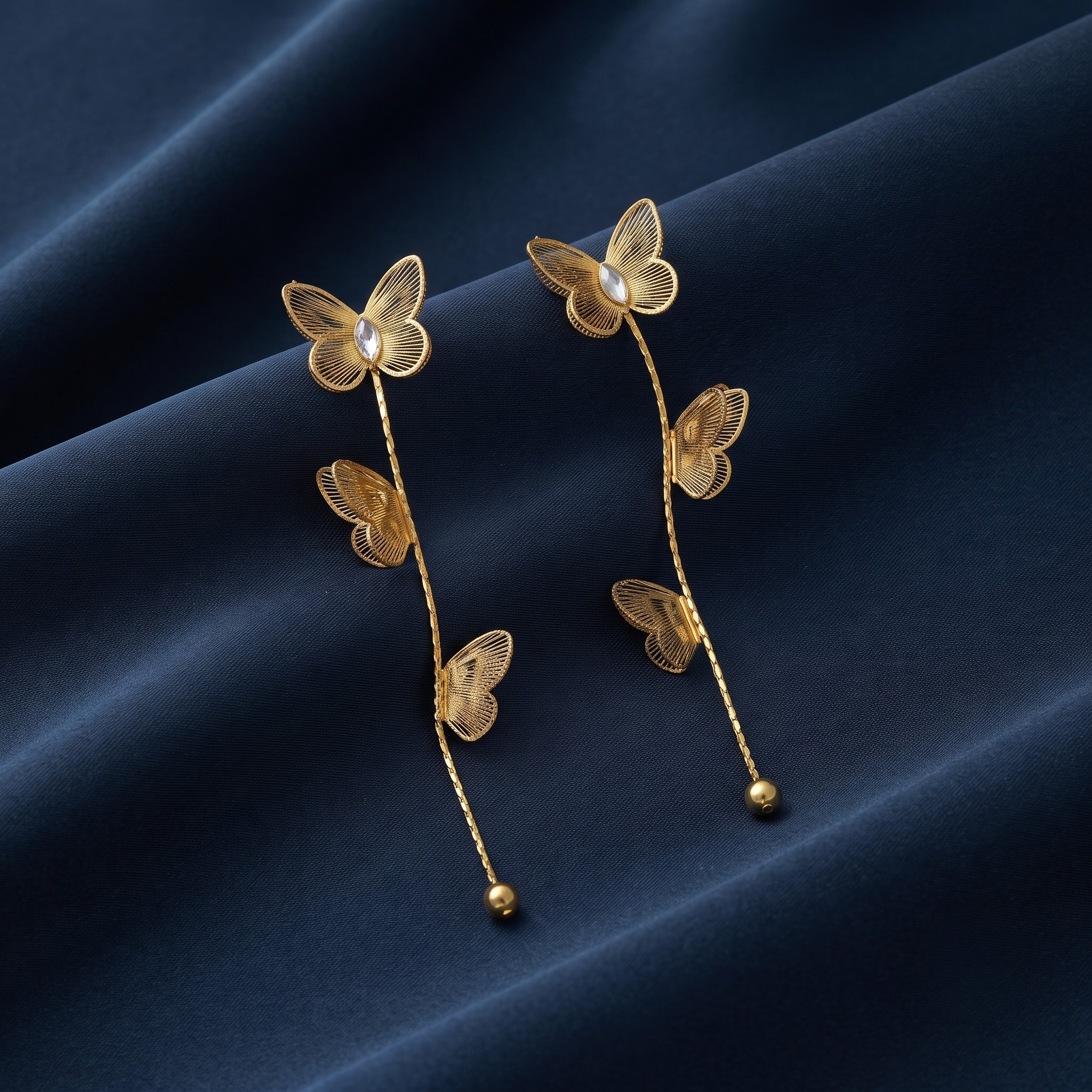 18K Gold Plated Earrings Luxury Statement Earrings for Women