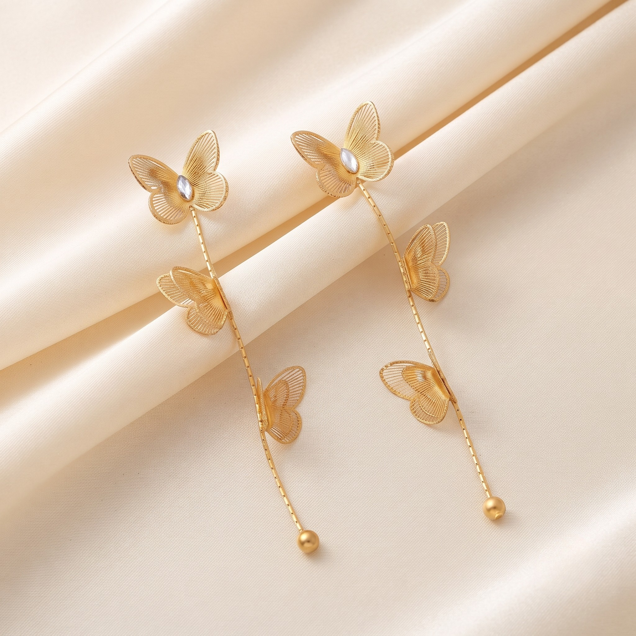 18K Gold Plated Earrings Luxury Statement Earrings for Women