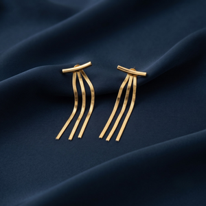18K Gold Plated Earrings Luxury Statement Earrings for Women