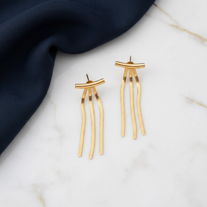 18K Gold Plated Earrings Luxury Statement Earrings for Women