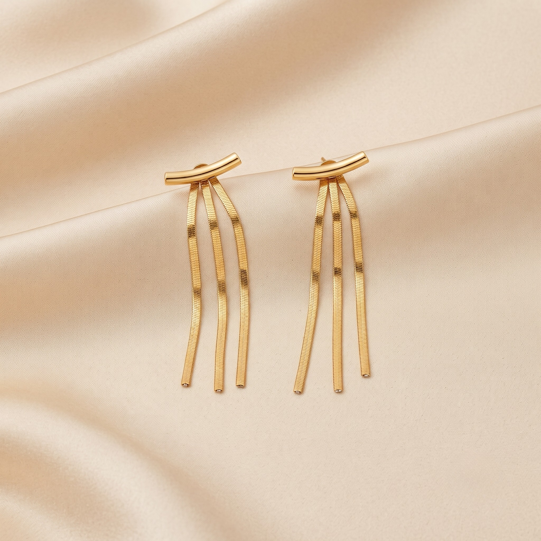 18K Gold Plated Earrings Luxury Statement Earrings for Women