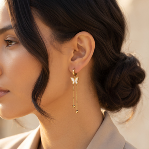 18K Gold Plated Earrings Luxury Statement Earrings for Women