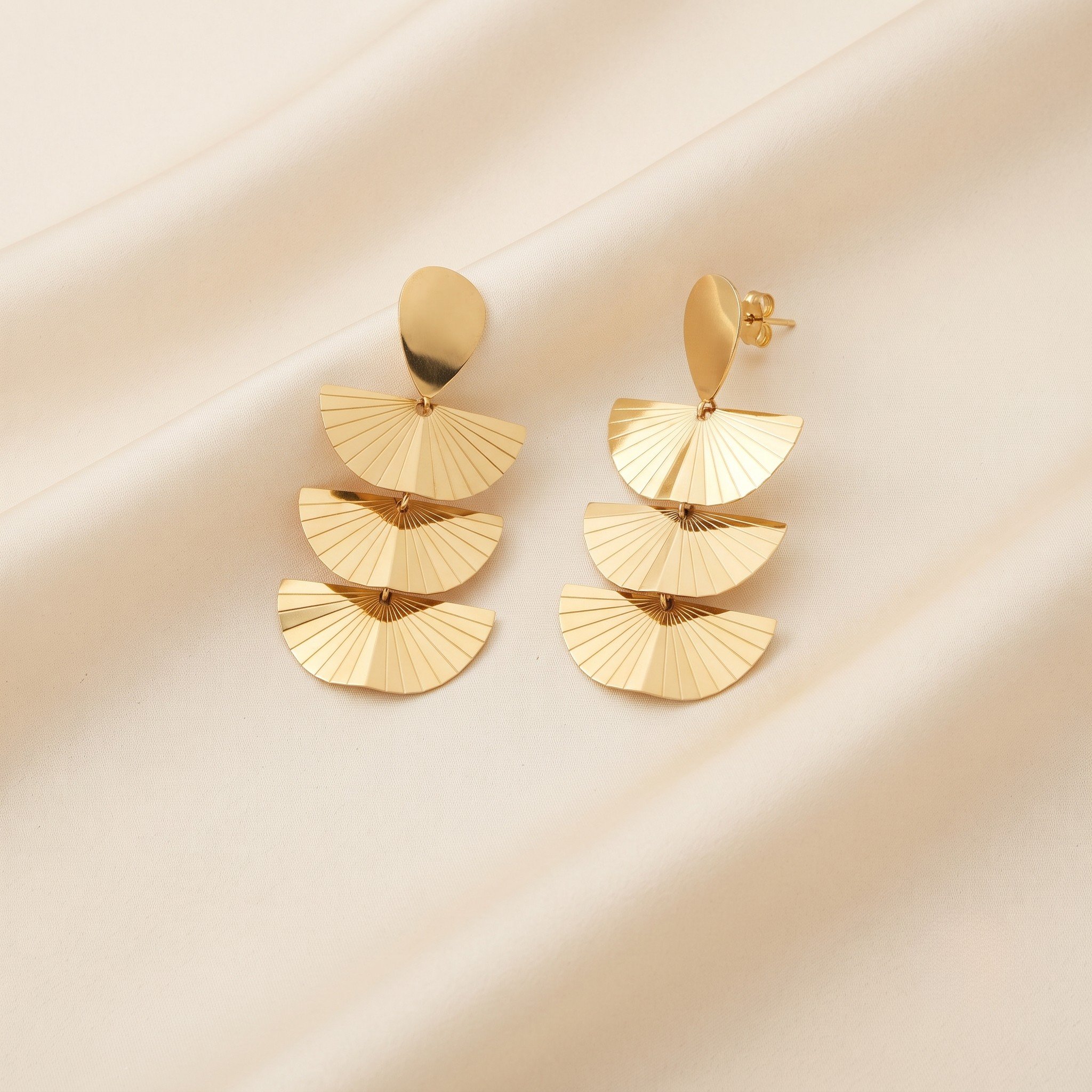 18K Gold Plated Earrings Luxury Statement Earrings for Women