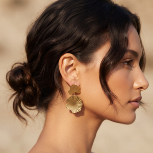 18K Gold Plated Earrings Luxury Statement Earrings for Women