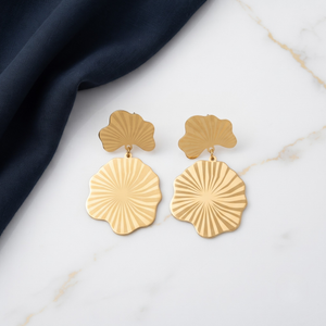 18K Gold Plated Earrings Luxury Statement Earrings for Women