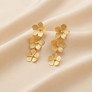 18K Gold Plated Earrings Luxury Statement Earrings for Women