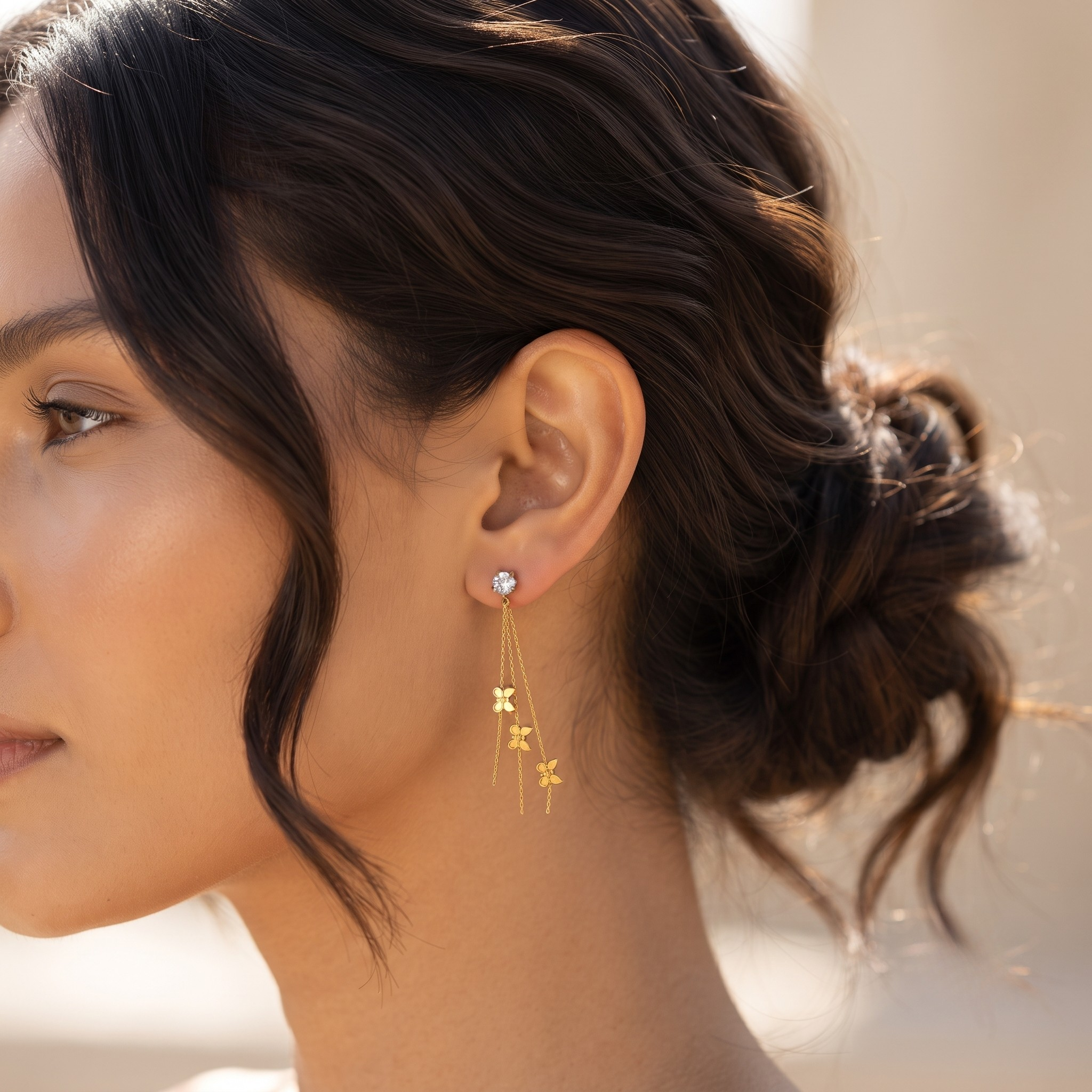 18K Gold Plated Earrings Luxury Statement Earrings for Women