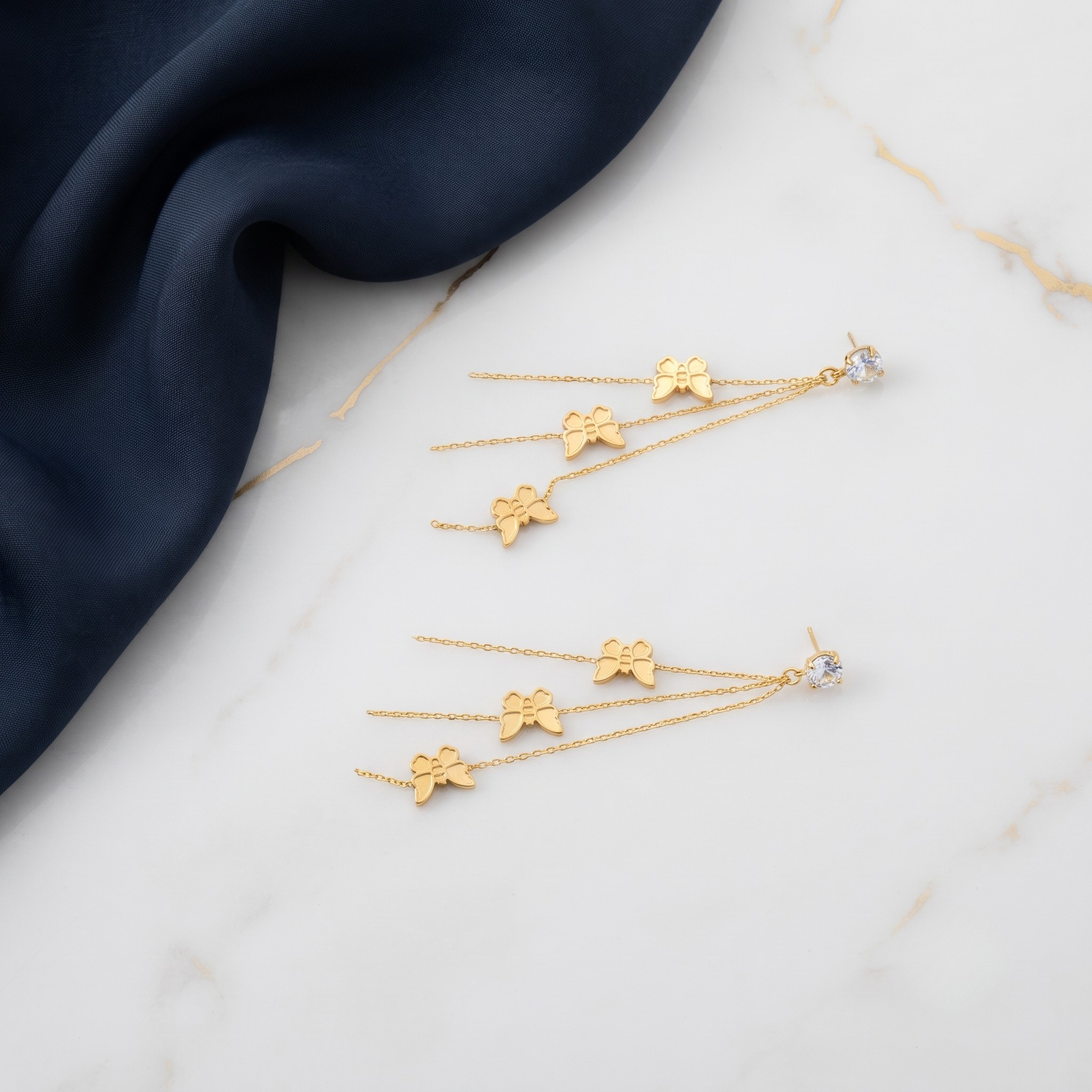 18K Gold Plated Earrings Luxury Statement Earrings for Women