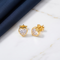 Valentina Heart Studs