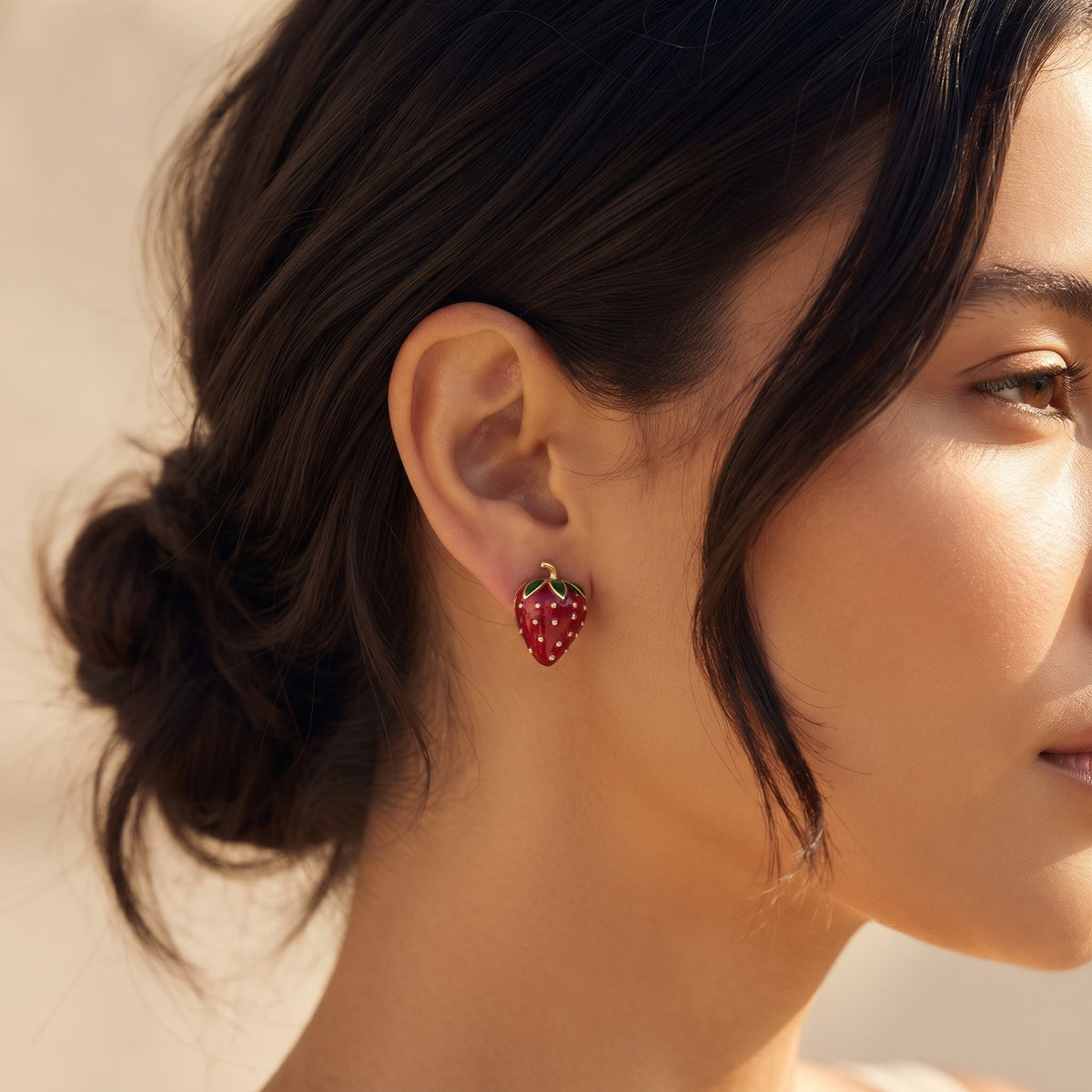 Sweet Strawberry Studs