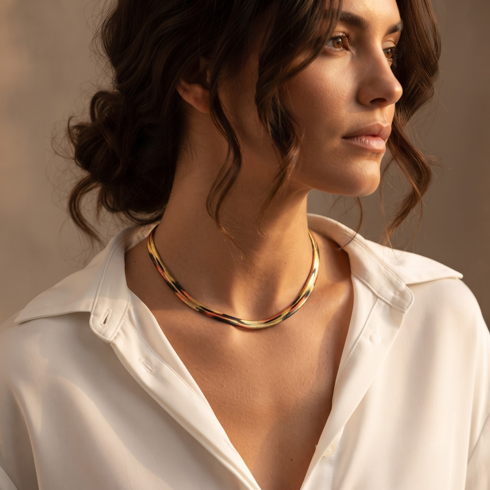 18K Gold Plated Necklace Luxury Pendant Necklace for Women