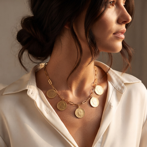 18K Gold Plated Necklace Luxury Pendant Necklace for Women