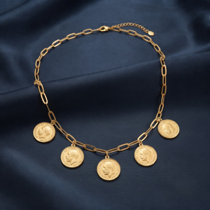 18K Gold Plated Full Jewelry Set Earrings, Necklace & Bracelet