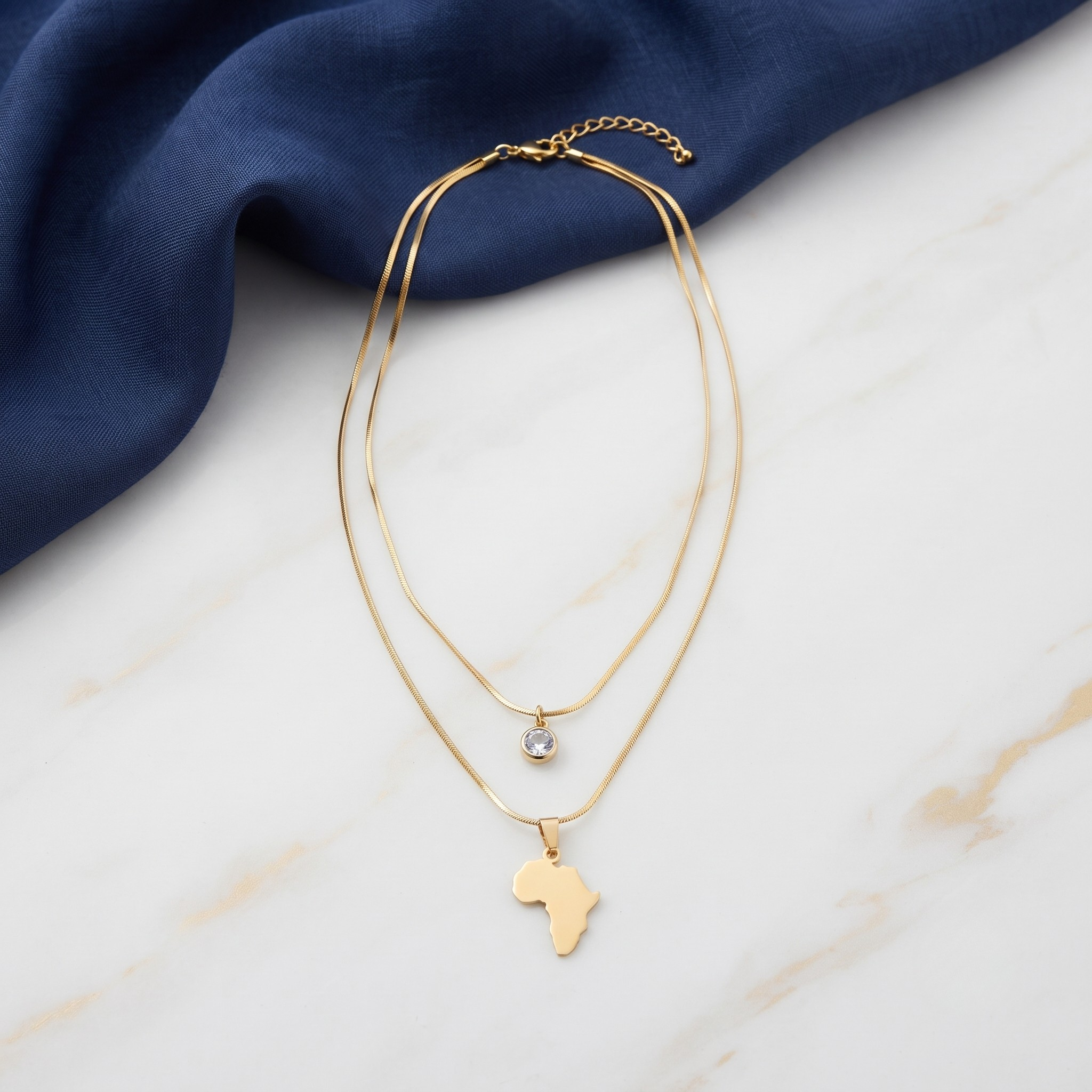 18K Gold Plated Necklace Luxury Pendant Necklace for Women